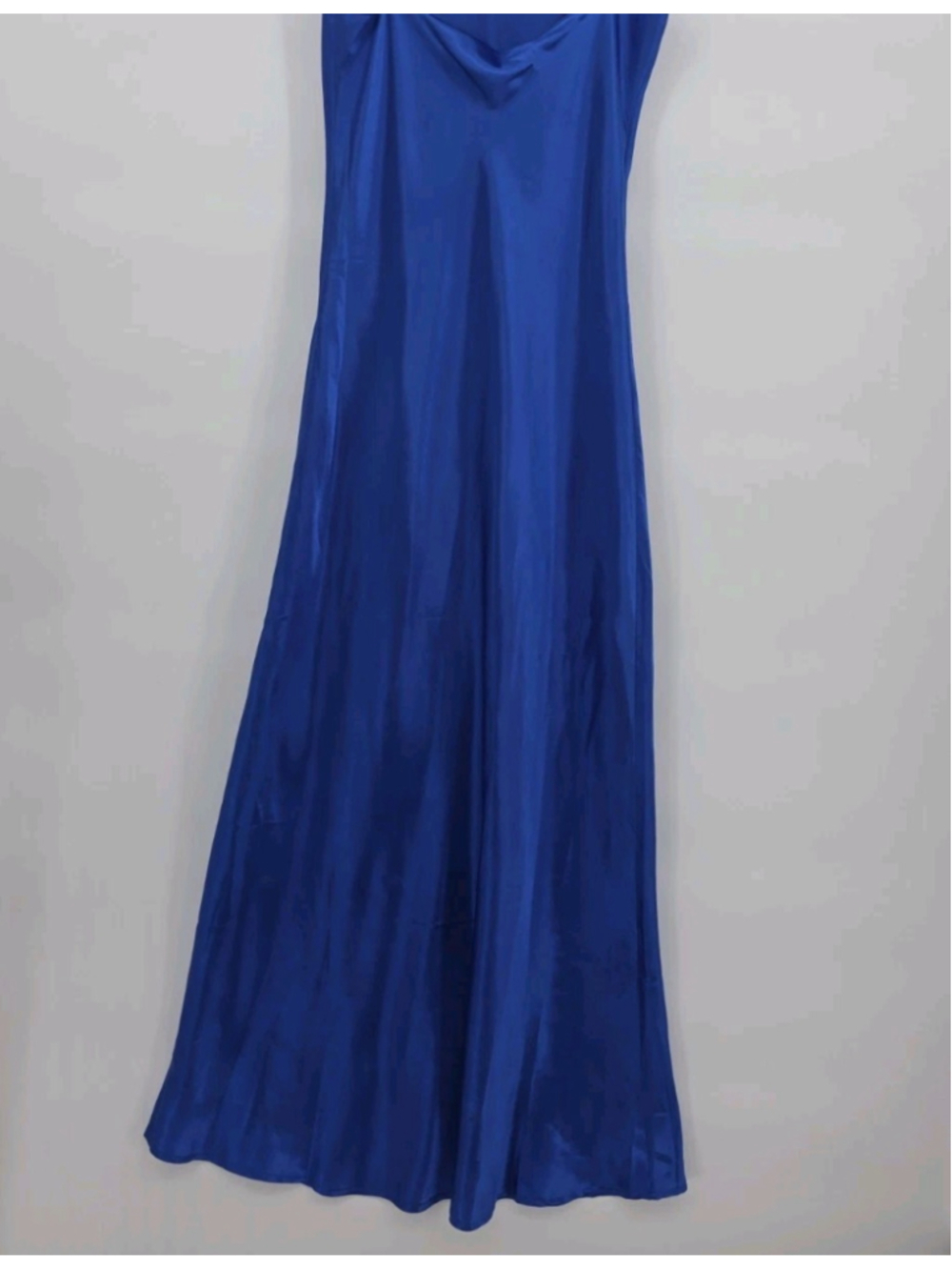 Alexander Del Rossa Dress M Vintage Satin Slip Romantic Luxury Cocktail Party - Picture 6 of 14